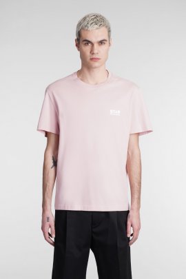 T-shirt In Rose-pink Cotton