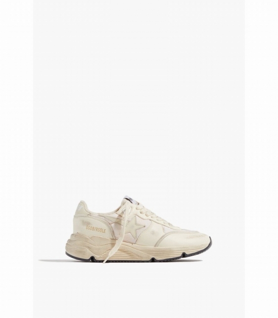 Running Sneaker In Beige/pink In Neutrals