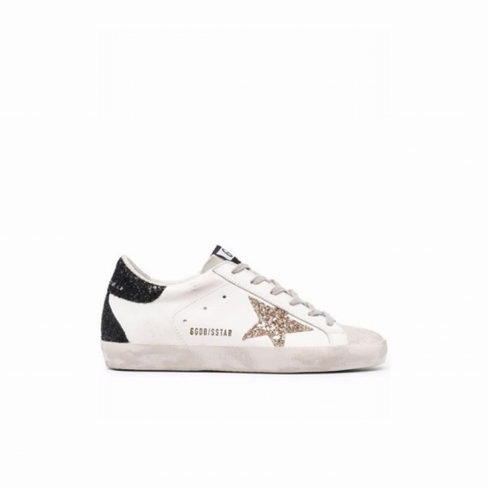 White Superstar Low Top Leather Trainers