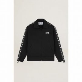 Denise Zipped Track Jacket In Black