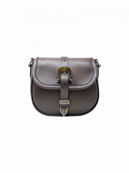 Brown Leather Rodeo Small Bag
