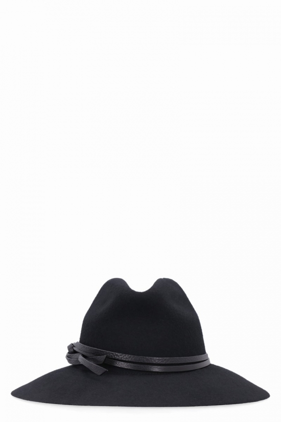 Fedora Wool Hat In Nero