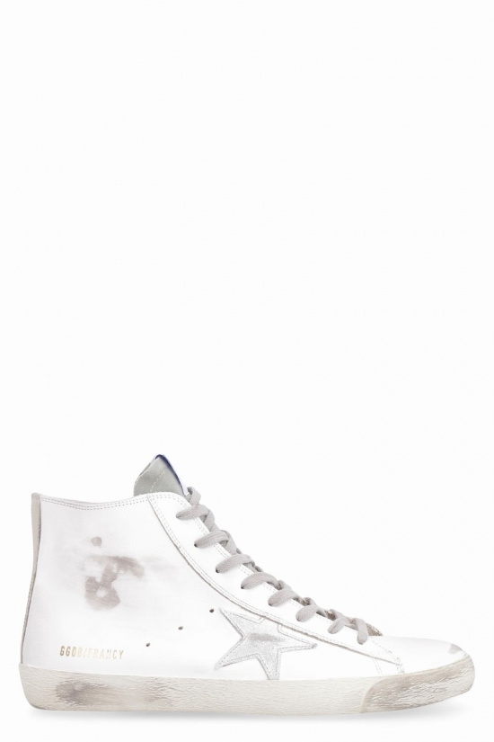 Francy Classic Leather High-top Sneakers In White