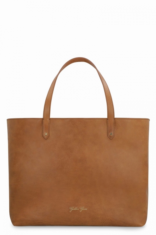 Pasadena Leather Tote In Tan