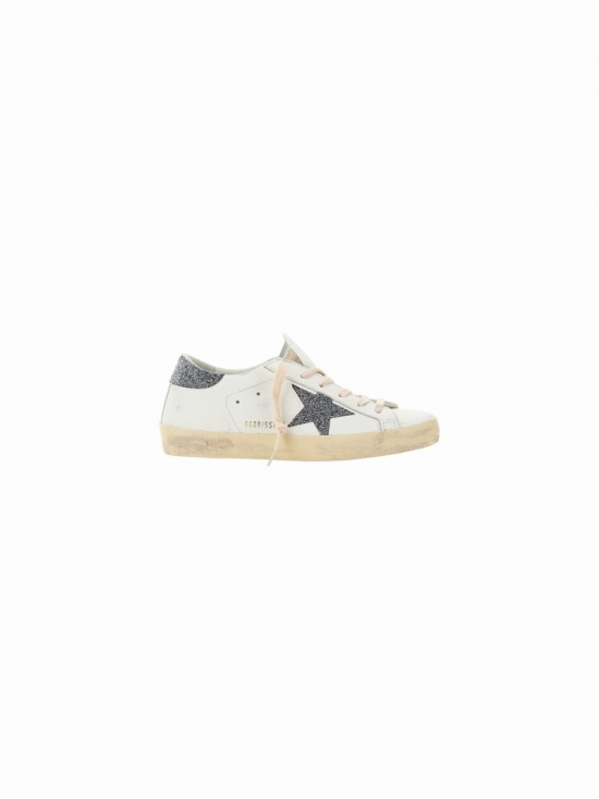 Super Star Sneakers In White/silver