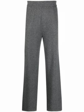 Straight-leg Cut Trousers In Grey