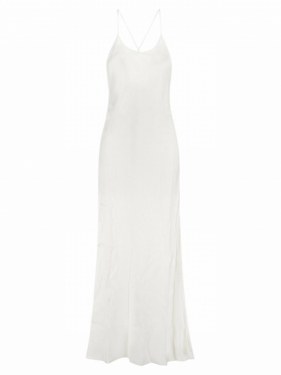 Slip Dress In Bianco