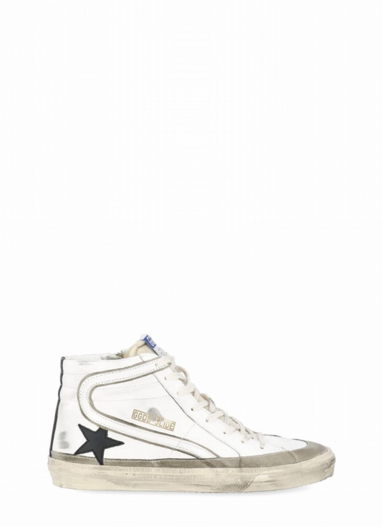 Slide Edge Around Sneakers In Wht/yellow/blk/taupe