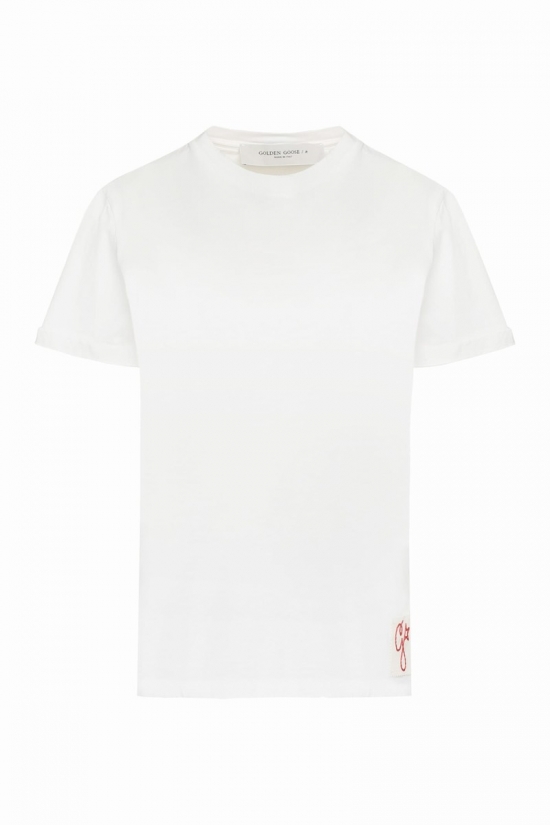 Logo Cotton T-shirt In White