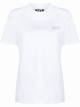 Cotton Jersey T-shirt In Bianco