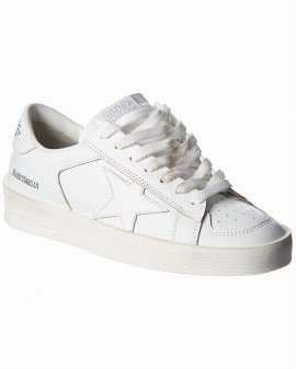 Stardan Leather Sneaker In White