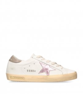 Leather Superstar Sneakers In White