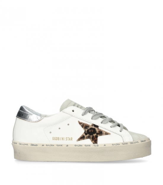 Leather Hi Star Sneakers In White