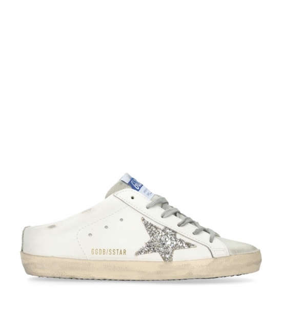 Super-star Sabot Sneakers In White Ice Platinu