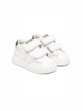 Kids' Super Star Touch-strap Sneakers In White