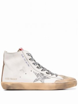 Francy Penstar Leather Sneakers In White