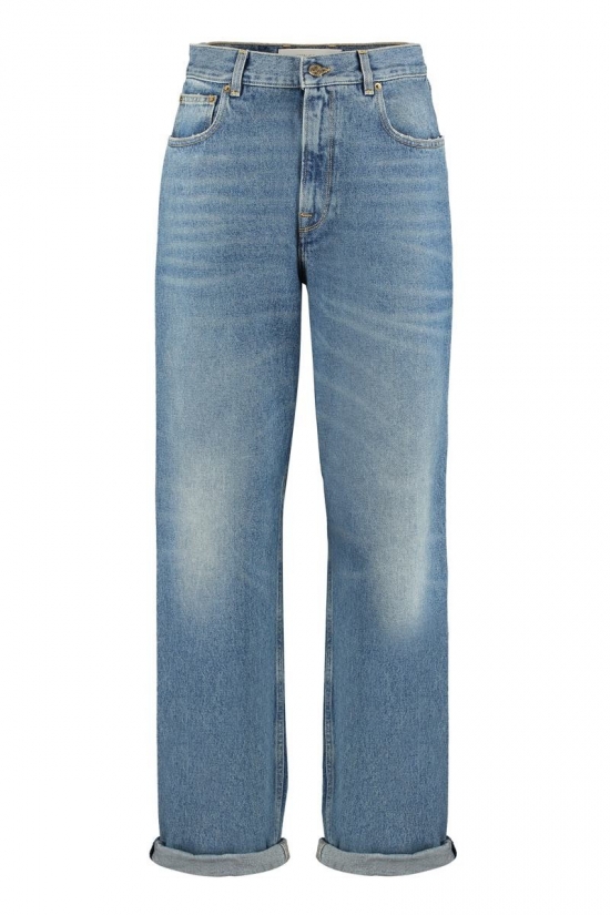 Kim Wide Leg Jeans In Blue