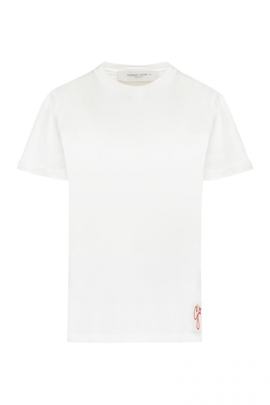 Logo Cotton T-shirt In White