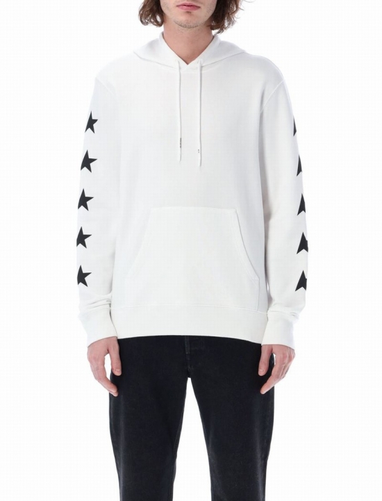 Stars Hoodie In White