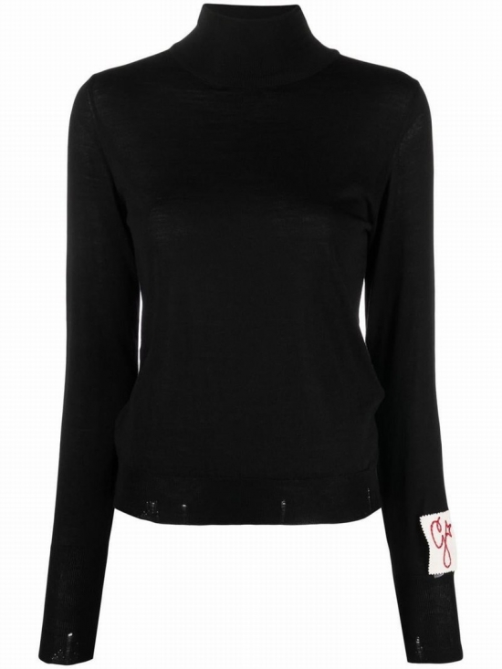 Turtle Neck Light Clothing In 90100 Black