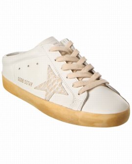 Superstar Sabot Leather Sneaker In White