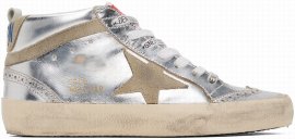 Mid Star Sneaker In Silver/taupe In Multi