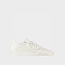 Ball Star Sneakers - - Optic White - Leather