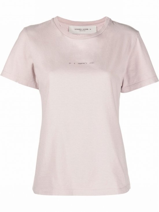 T-shirt Mit Logo-print In Pink