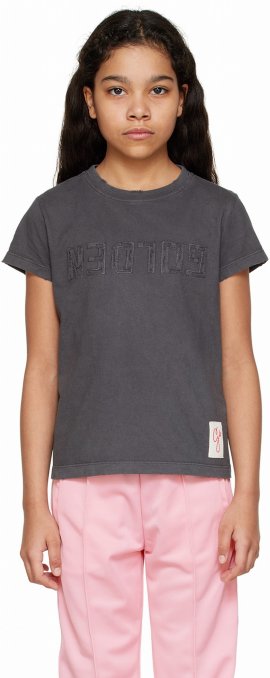 Gray T-shirt Boy Kids. In Grigio