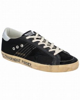 Superstar Leather Sneaker In Black