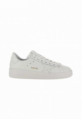 Pure Star Leather Sneakers In White