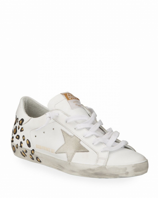 Superstar Leopard Low-top Sneakers In White