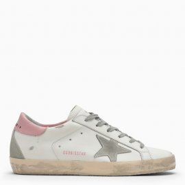 Super-star Distressed Low-top Sneakers In White