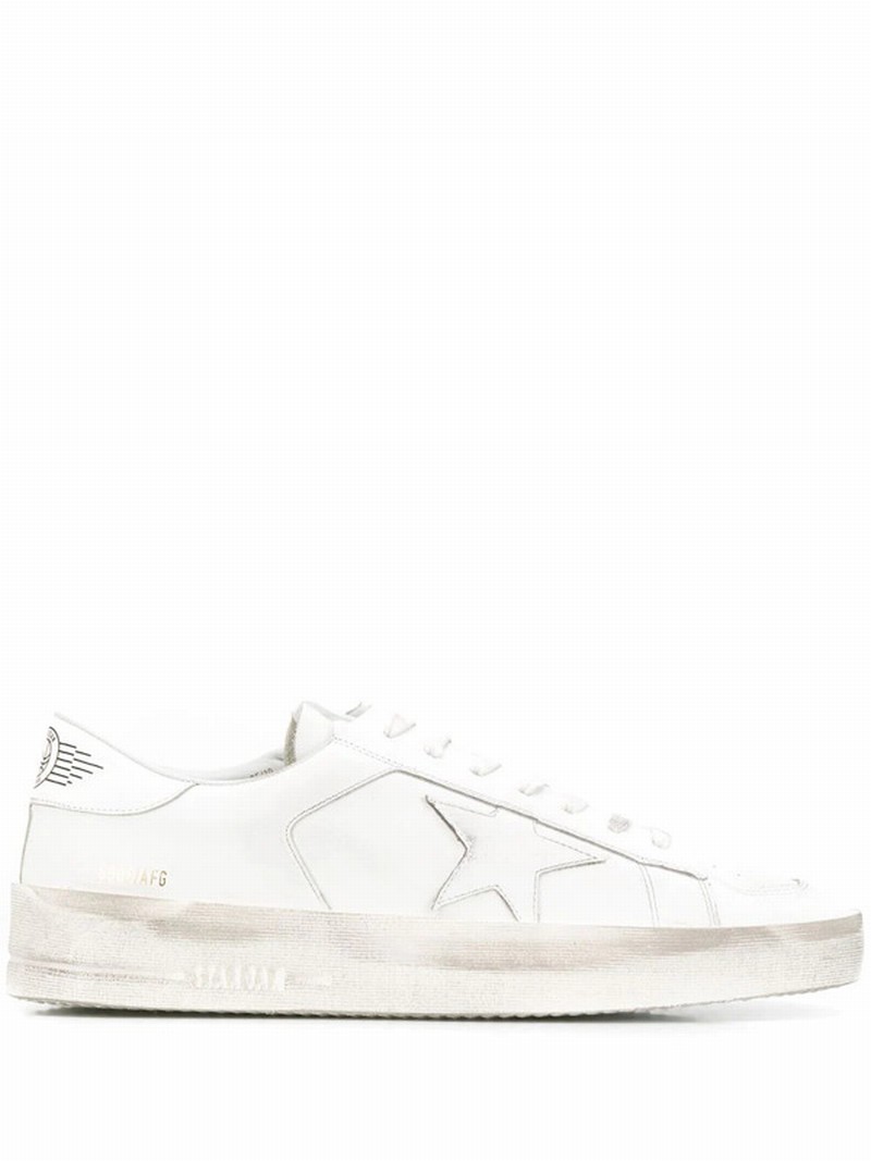 Stardan Sneakers In Total White Leather