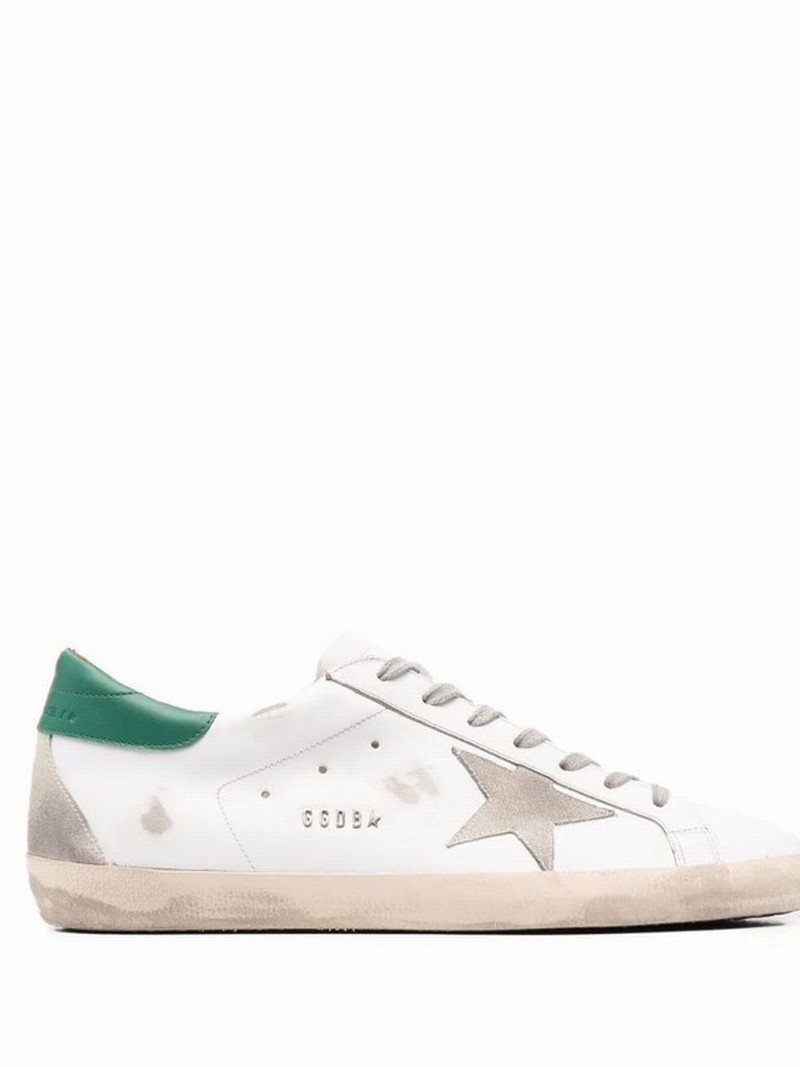 Men's White Leather Sneakers