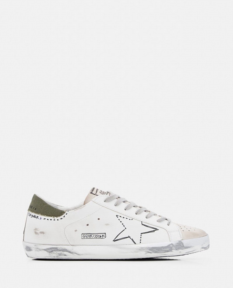 Superstar Leather Sneakers In White