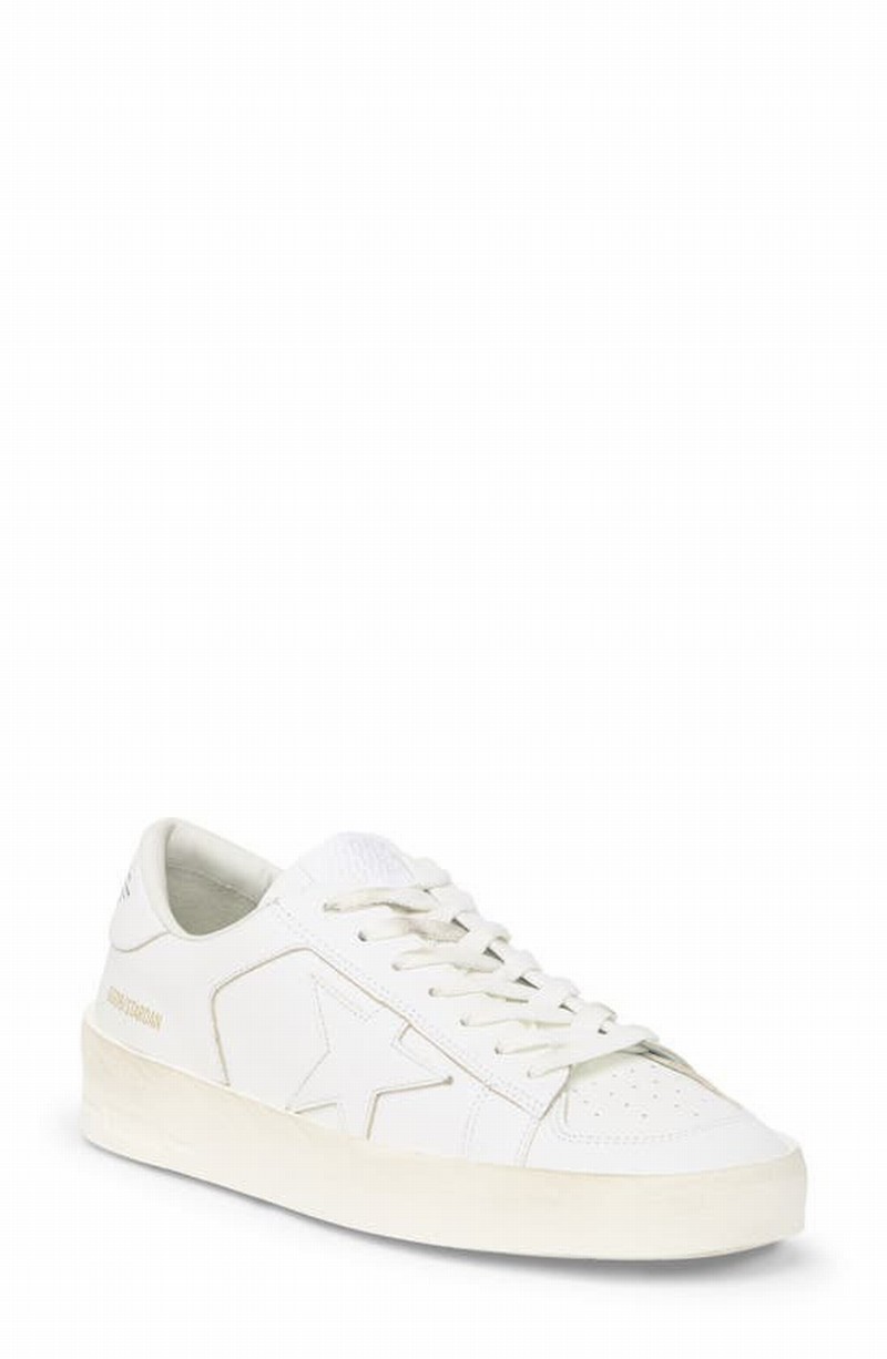 Stardan Low Top Sneaker In Optic White