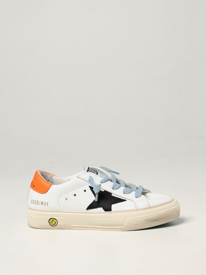 May Leather Trainers In White