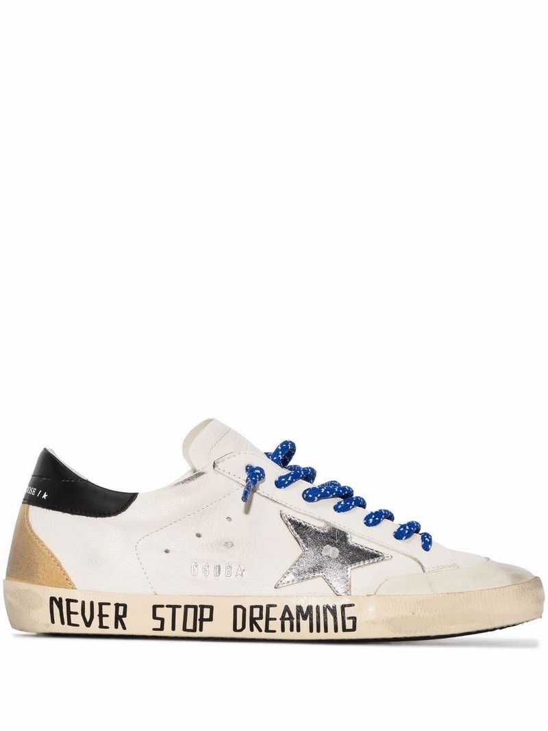 Superstar Lace-up Trainers In White