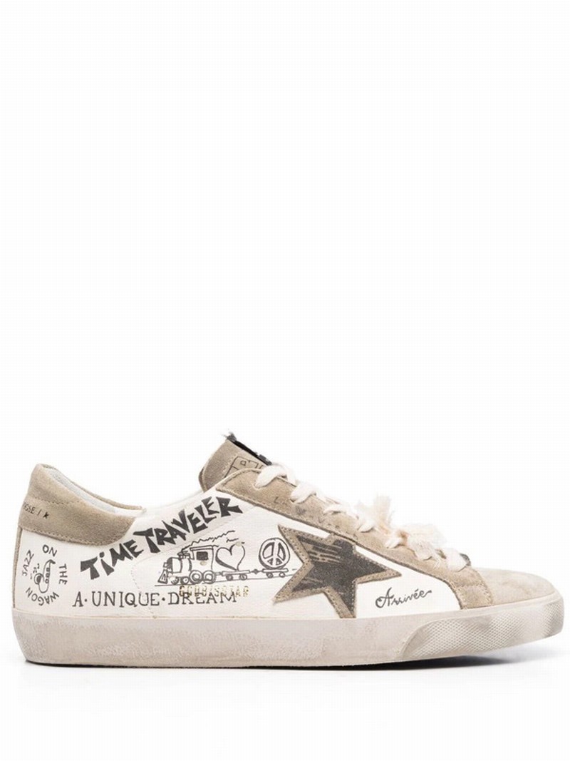 Superstar Low-top Sneakers In Nude