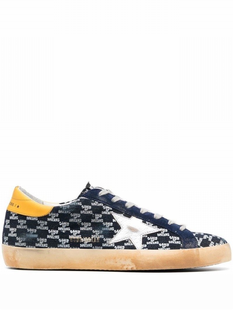 Super-star Low-top Sneakers In Blue