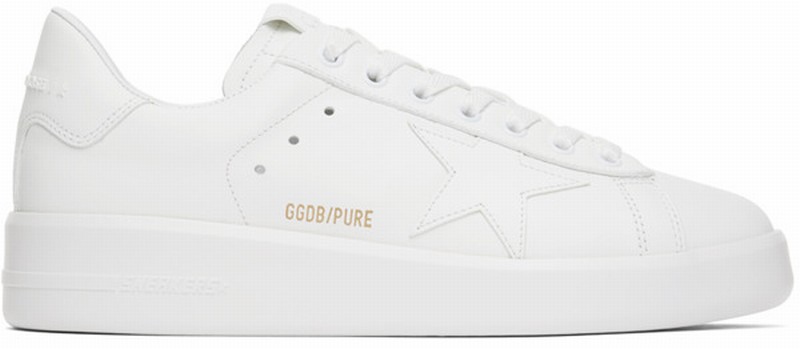 Purestar White Leather Sneakers