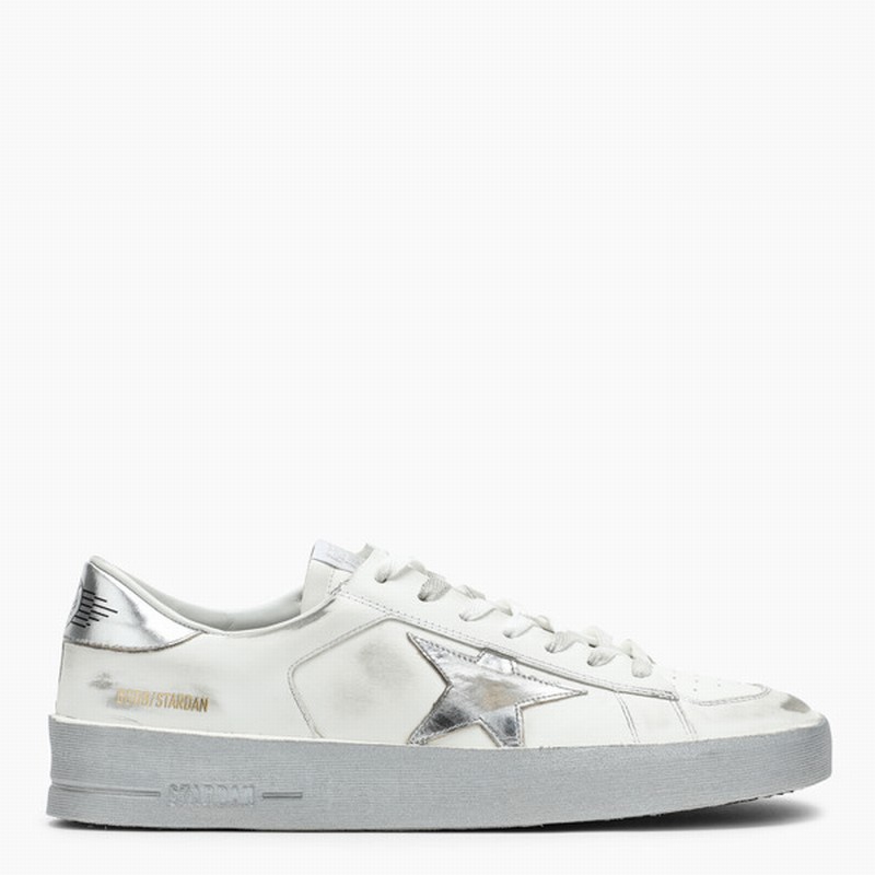 White/silver Stardan Low-top Sneakers