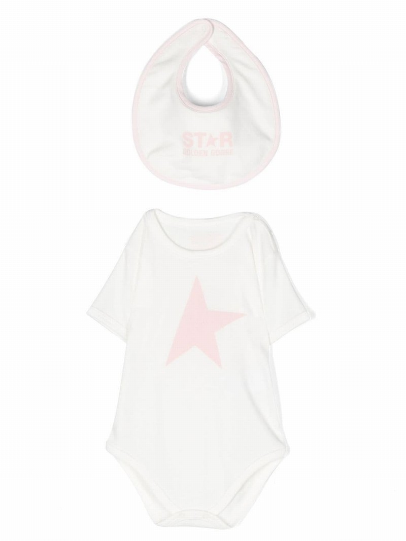 Babies' Star-print Bodysuit Set In ??ɫ