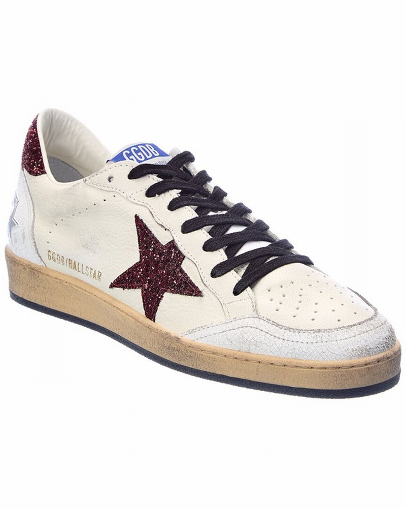 Ballstar Leather Sneaker In White