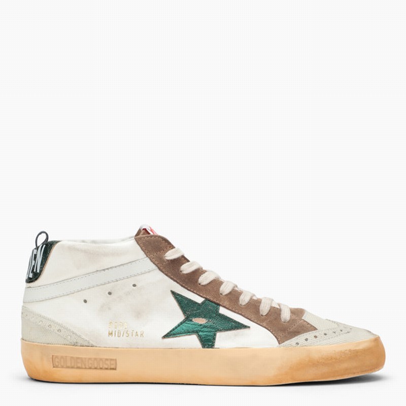 Mid-star Sneakers In White