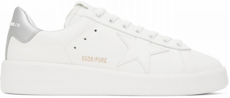 White Purestar Sneakers In 80185 White/silver