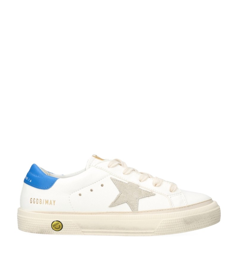 Leather May School Sneakers In White