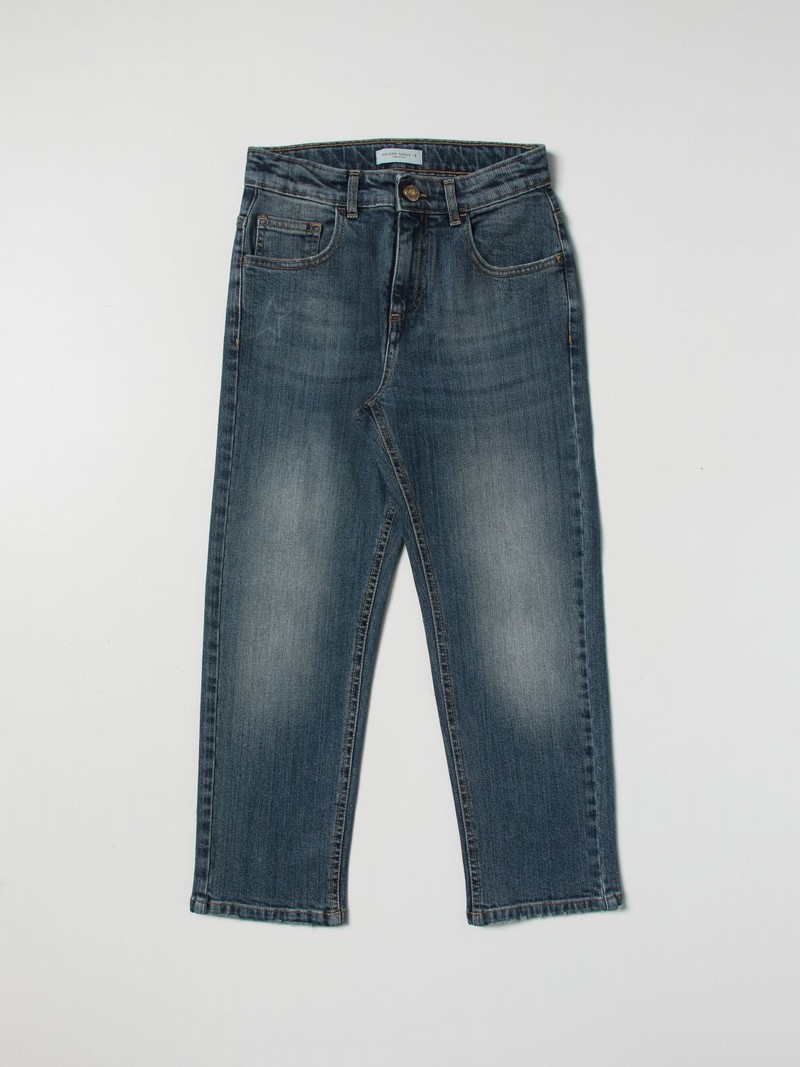 Jeans Kids Color Gnawed Blue