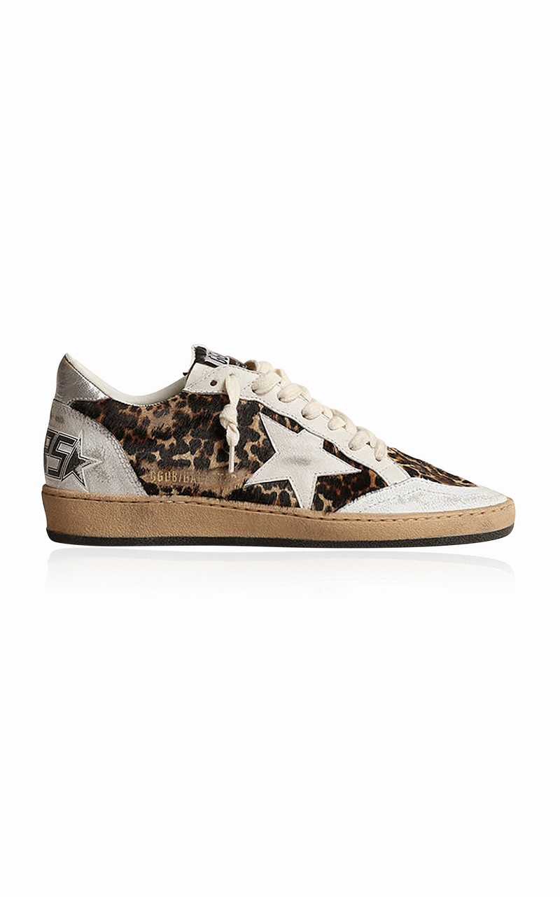 Women's Ballstar Leather Sneakers In Animal